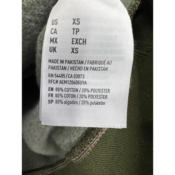 American Eagle Outfitters Pullover Hooded Sweatshirts Stretch Green Size XS - Picture 3 of 7